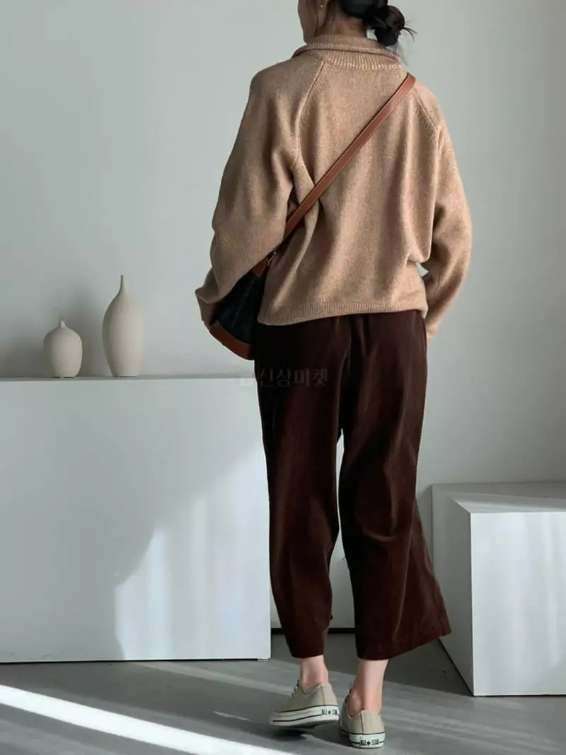 Baribari - Korean Women Fashion - #momslook - Rib Pants - 11