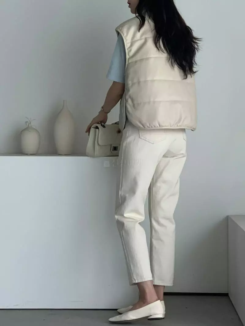 Baribari - Korean Women Fashion - #momslook - Leather Vest - 6