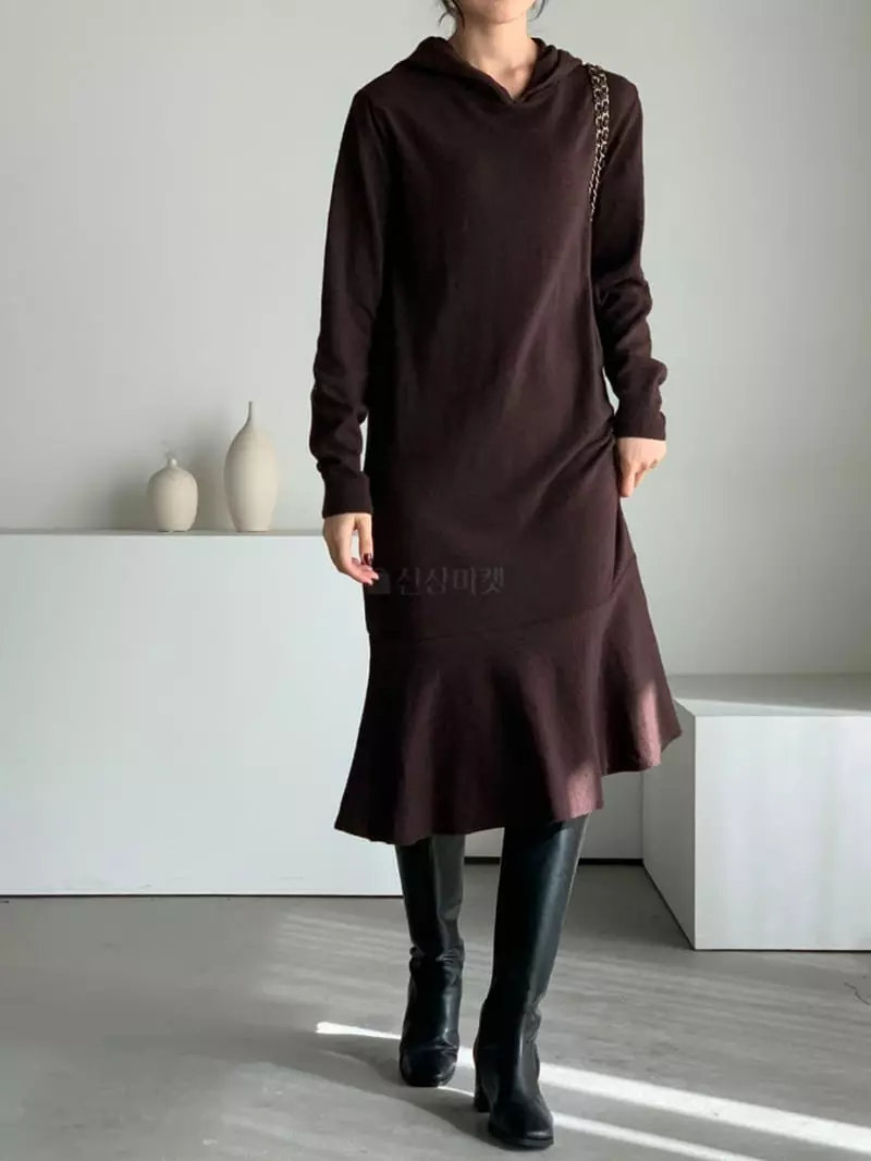 Baribari - Korean Women Fashion - #momslook - Victoria Hoody One-piece - 12