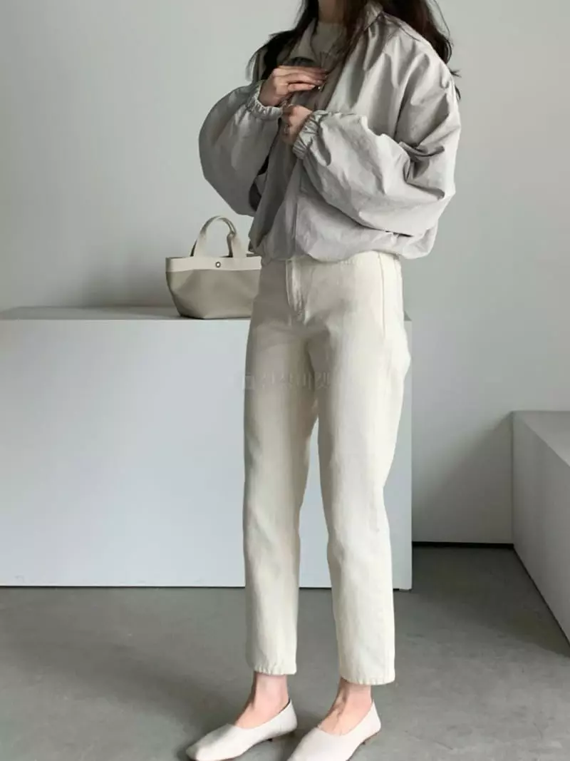 Baribari - Korean Women Fashion - #momslook - Shirring Short Jumper