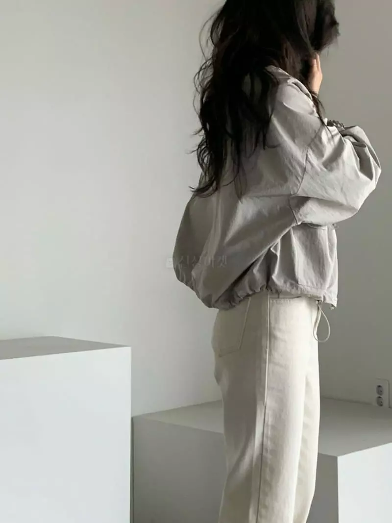 Baribari - Korean Women Fashion - #momslook - Shirring Short Jumper - 5