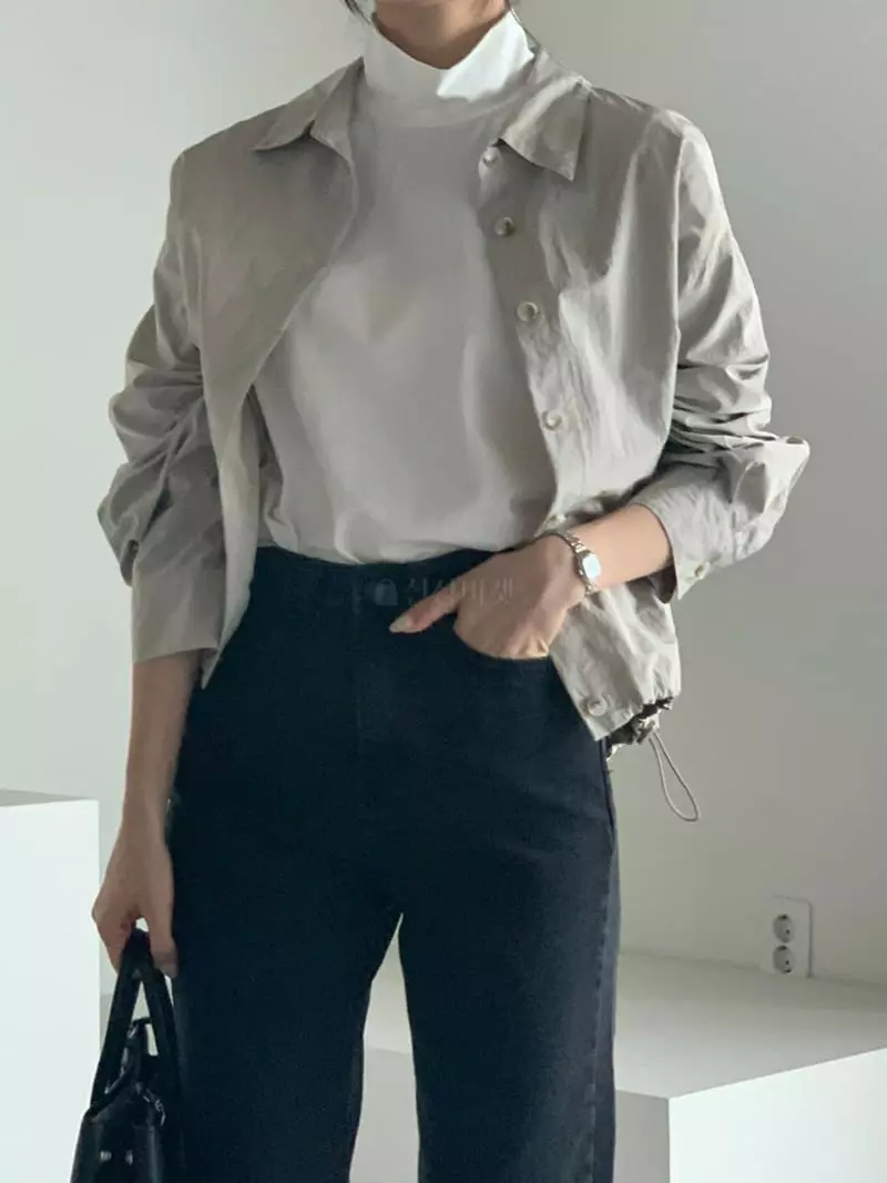 Baribari - Korean Women Fashion - #womensfashion - String Jumper - 4