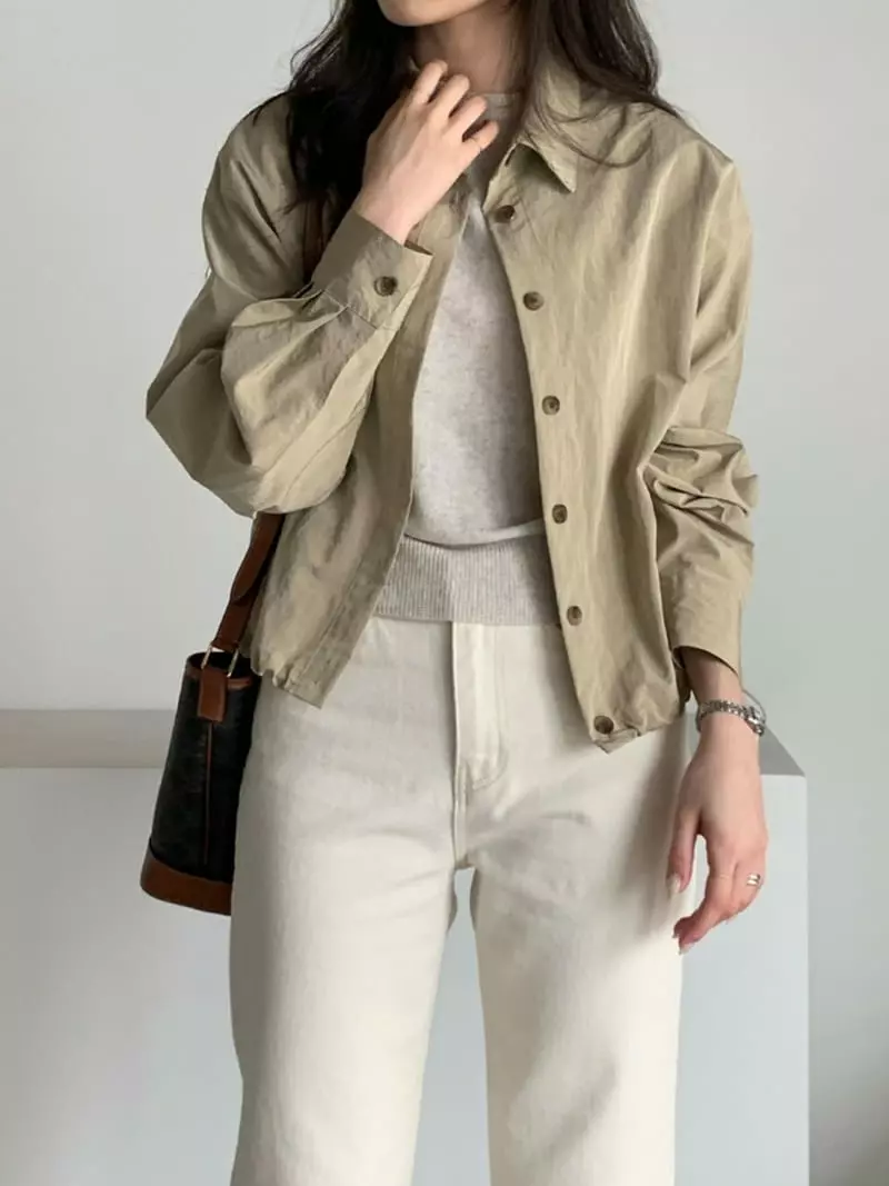 Baribari - Korean Women Fashion - #momslook - String Jumper - 8