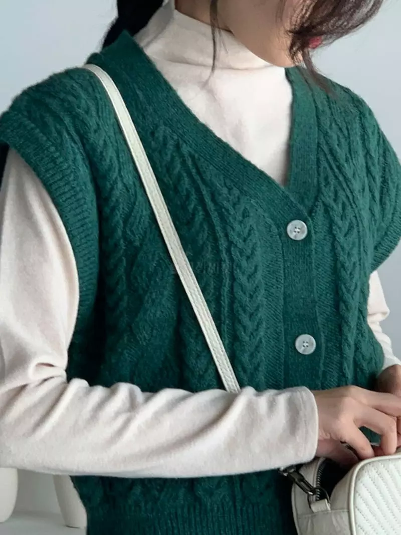 Baribari - Korean Women Fashion - #momslook - Sparkle Vest - 12
