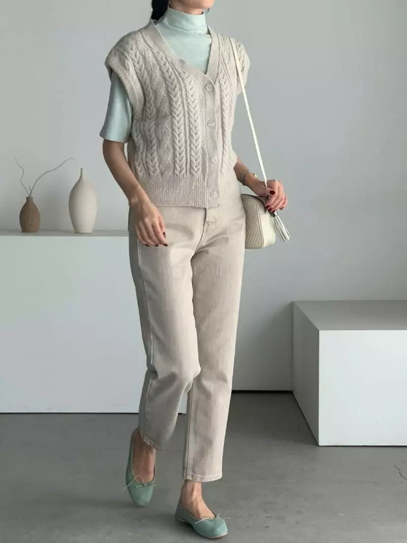 Baribari - Korean Women Fashion - #momslook - Sparkle Vest - 3