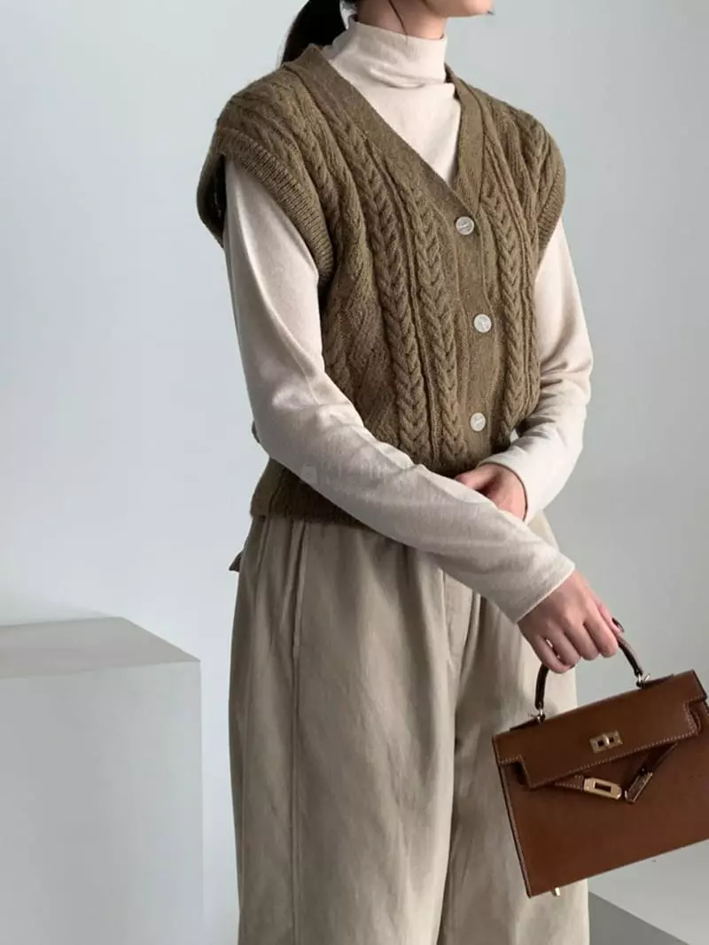 Baribari - Korean Women Fashion - #momslook - Sparkle Vest - 7