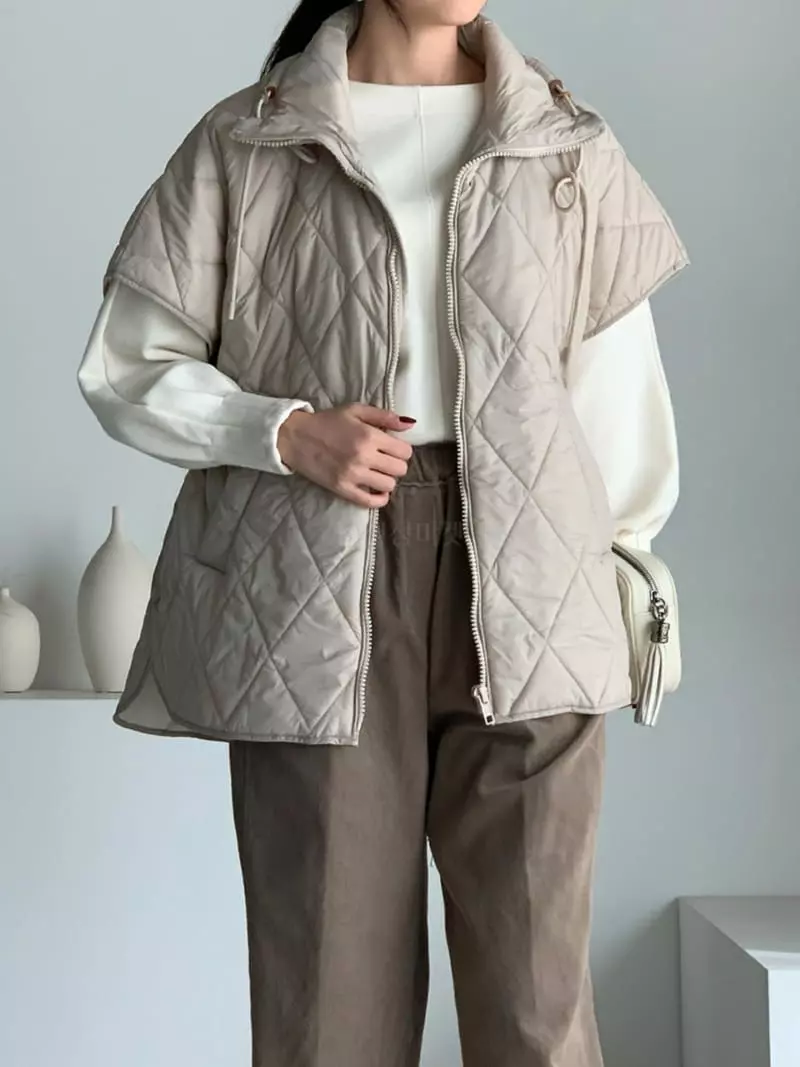 Baribari - Korean Women Fashion - #momslook - Quilting Vest - 5