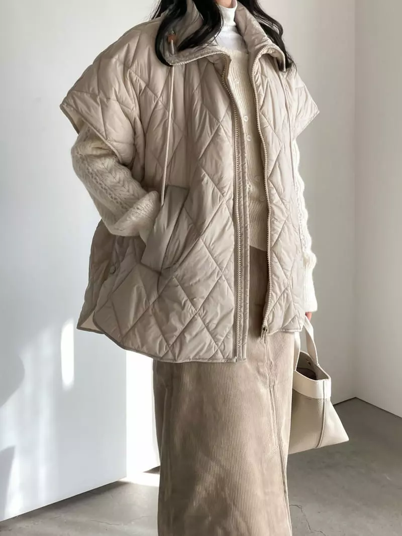 Baribari - Korean Women Fashion - #momslook - Quilting Vest - 9