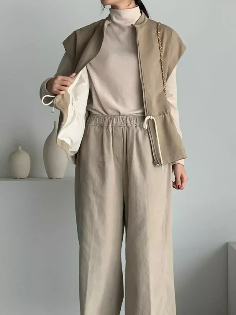 Baribari - Korean Women Fashion - #momslook - Tring Vest