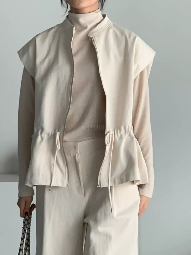 Baribari - Korean Women Fashion - #momslook - Tring Vest - 5