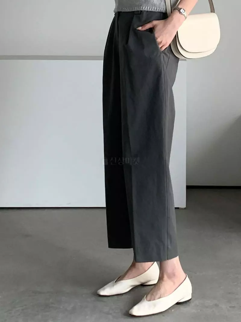 Baribari - Korean Women Fashion - #pursuepretty - Pocket Cotton Pants - 8
