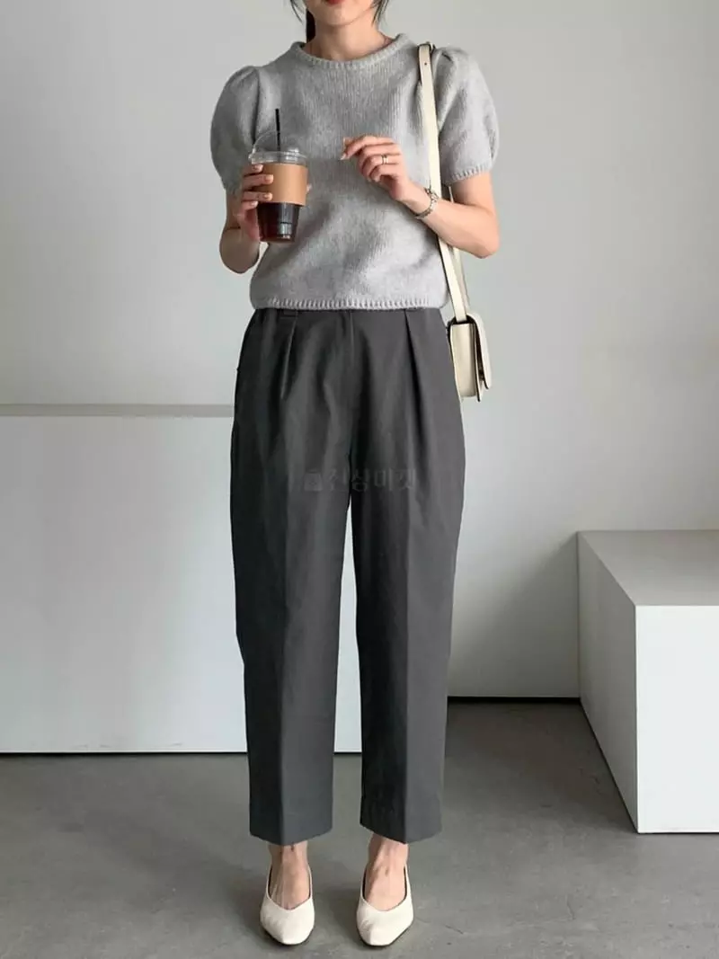 Baribari - Korean Women Fashion - #restrostyle - Pocket Cotton Pants - 9