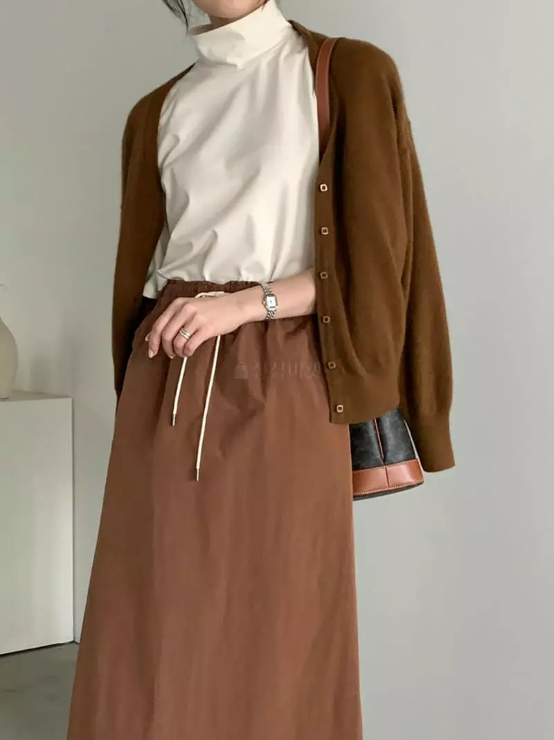 Baribari - Korean Women Fashion - #romanticstyle - 5 Half Turtleneck Tee - 2