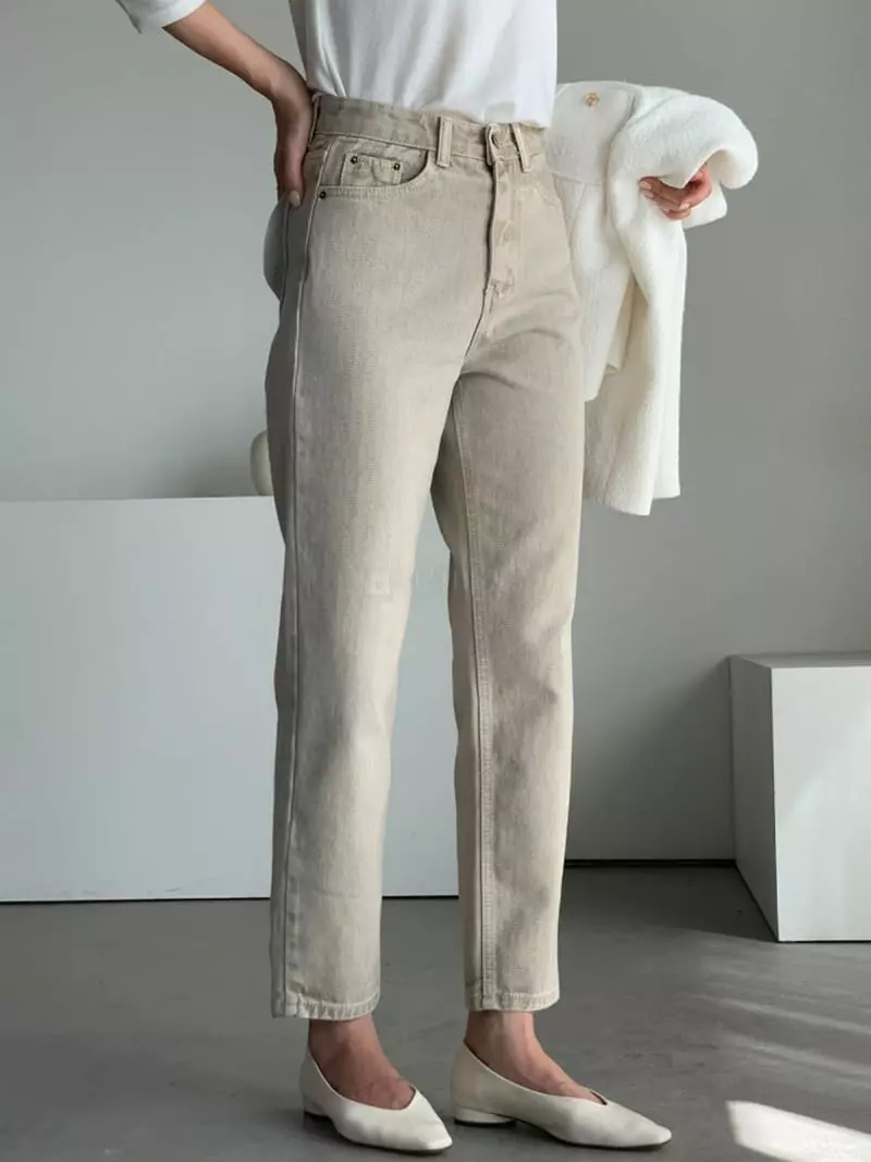Baribari - Korean Women Fashion - #romanticstyle - 716 Washing Pants