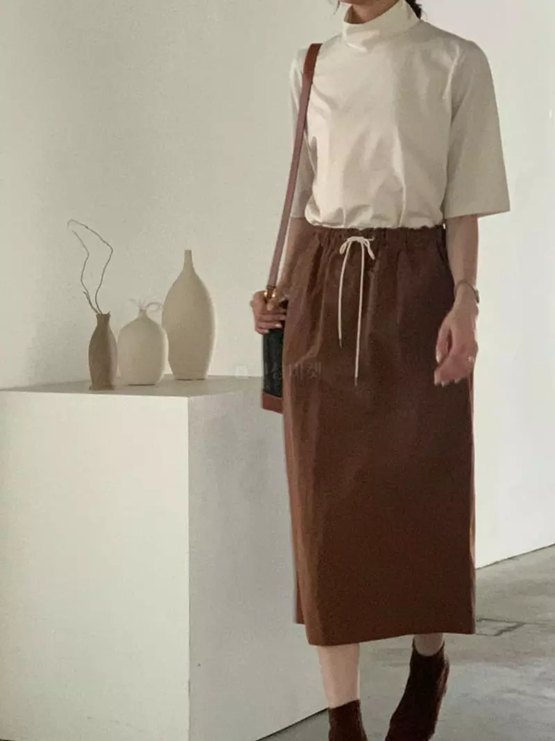 Baribari - Korean Women Fashion - #shopsmall - 5 Half Turtleneck Tee - 3