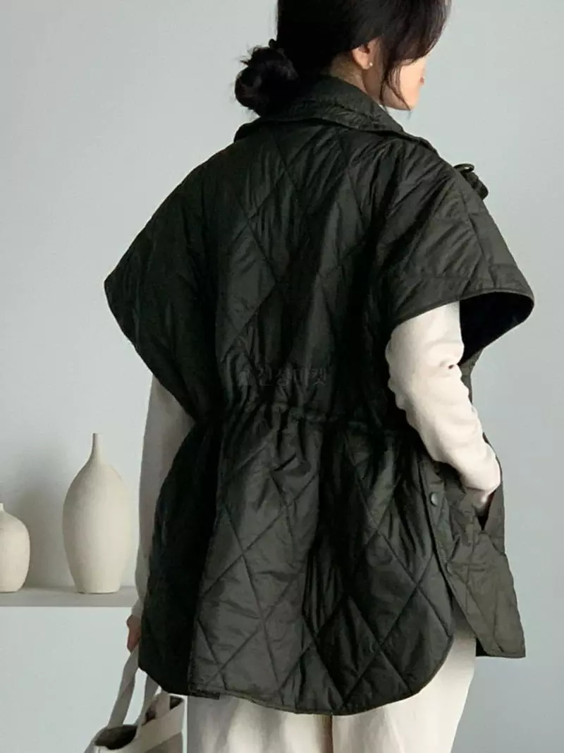 Baribari - Korean Women Fashion - #vintageinspired - Quilting Vest - 11