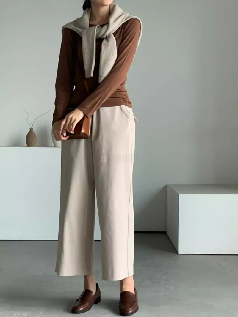 Baribari - Korean Women Fashion - #vintageinspired - Ponny Pants - 7