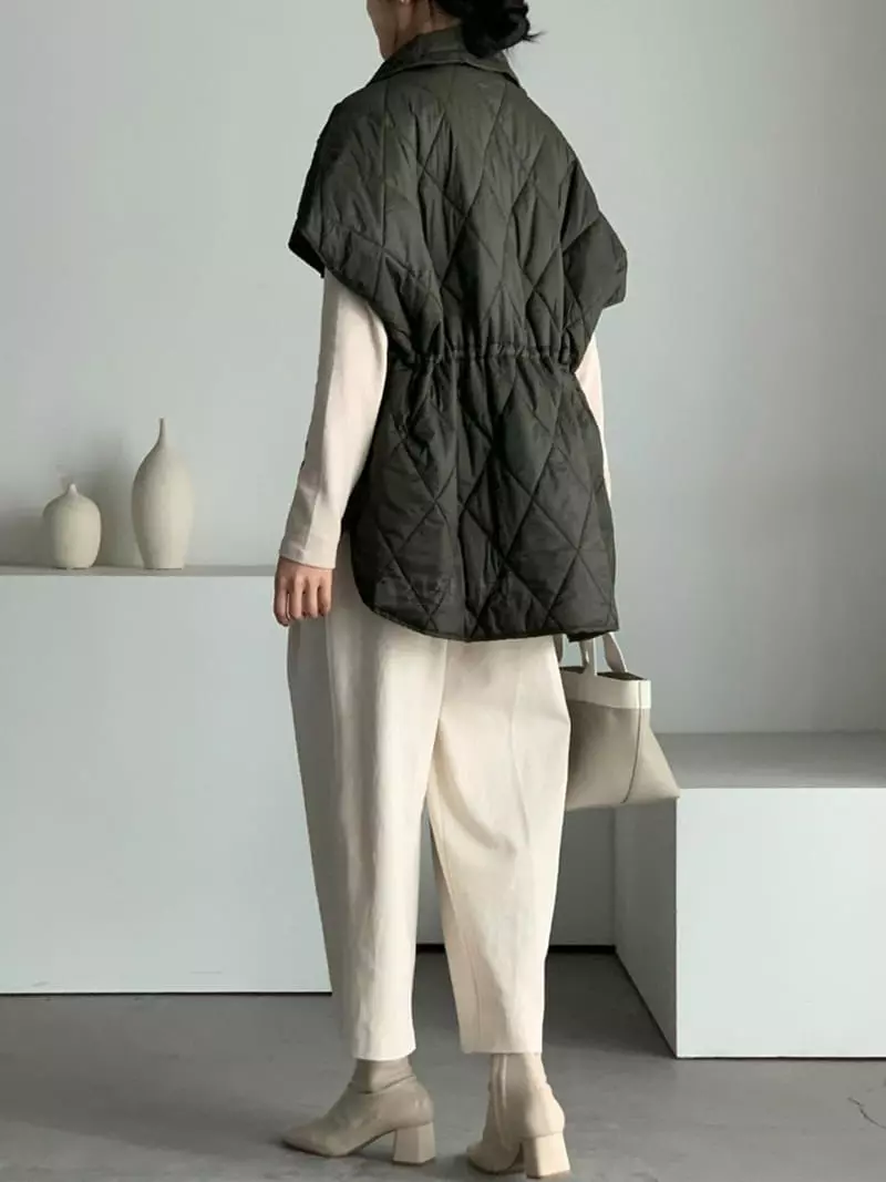 Baribari - Korean Women Fashion - #vintagekidsstyle - Quilting Vest - 12