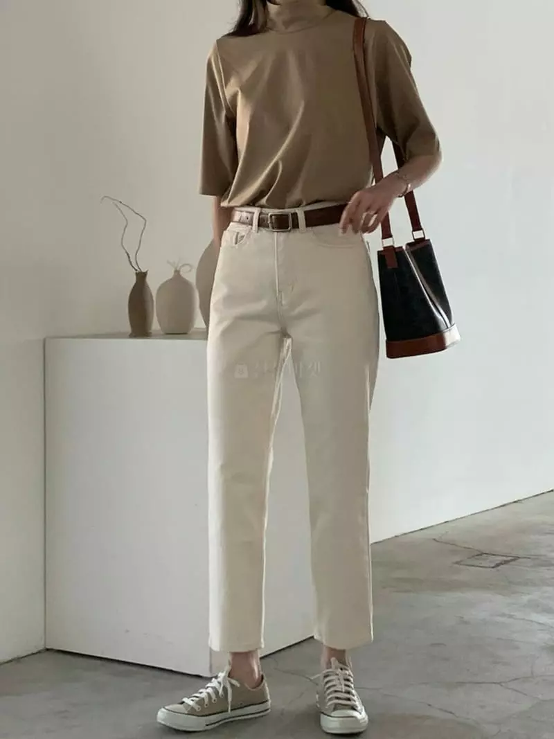 Baribari - Korean Women Fashion - #womensfashion - 5 Half Turtleneck Tee - 7