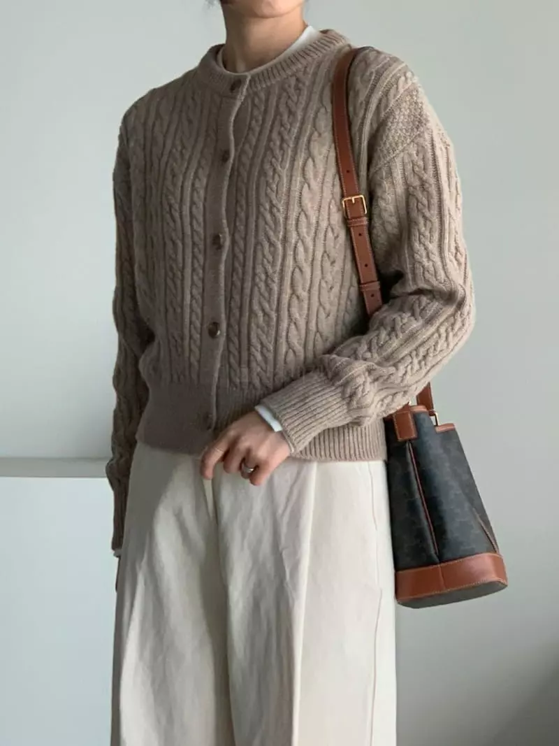 Baribari - Korean Women Fashion - #womensfashion - Twist Cardigan - 12