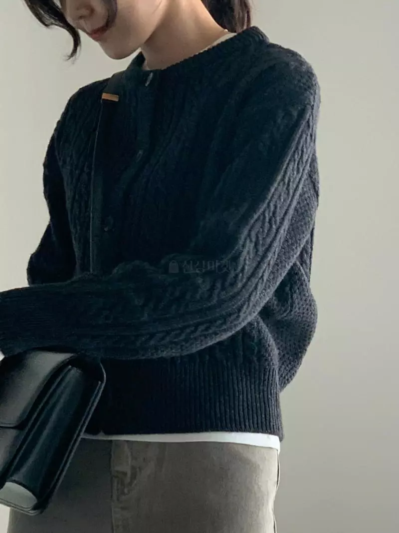 Baribari - Korean Women Fashion - #womensfashion - Twist Cardigan - 8