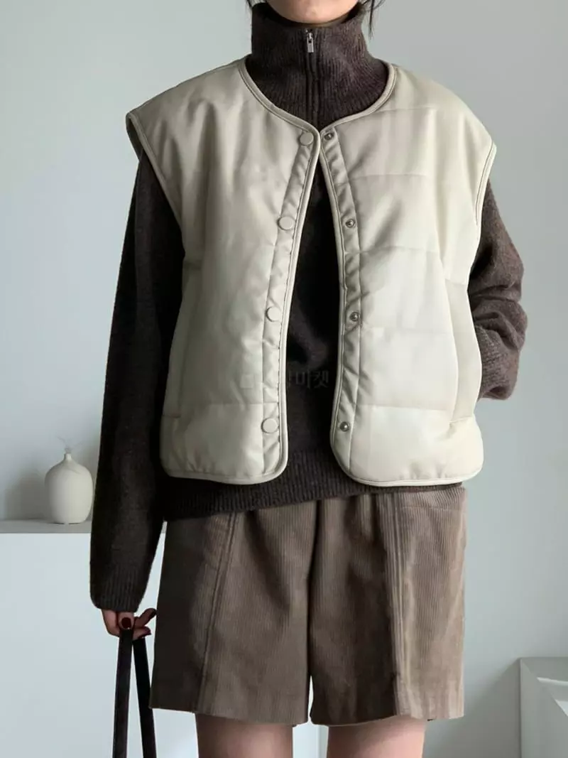 Baribari - Korean Women Fashion - #womensfashion - Leather Vest - 9