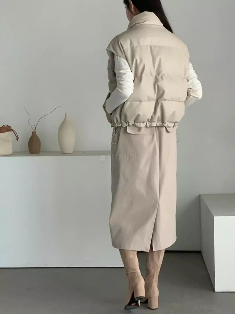 Baribari - Korean Women Fashion - #womensfashion - Leather High Vest - 10