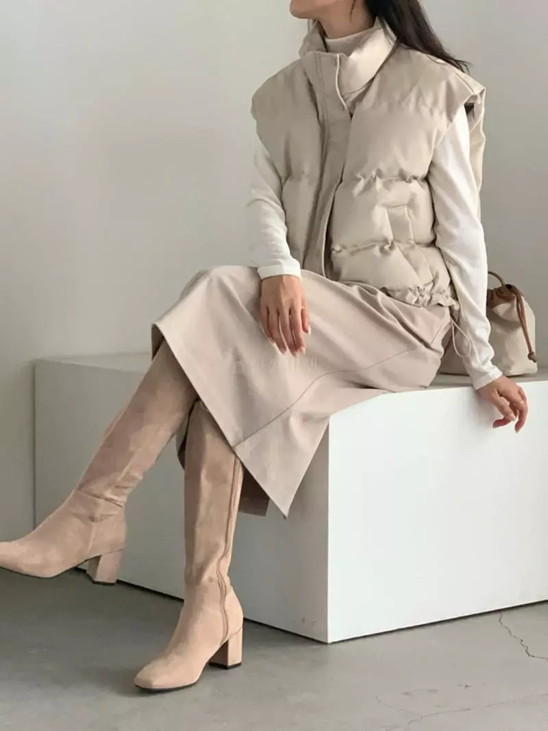 Baribari - Korean Women Fashion - #womensfashion - Leather High Vest - 8