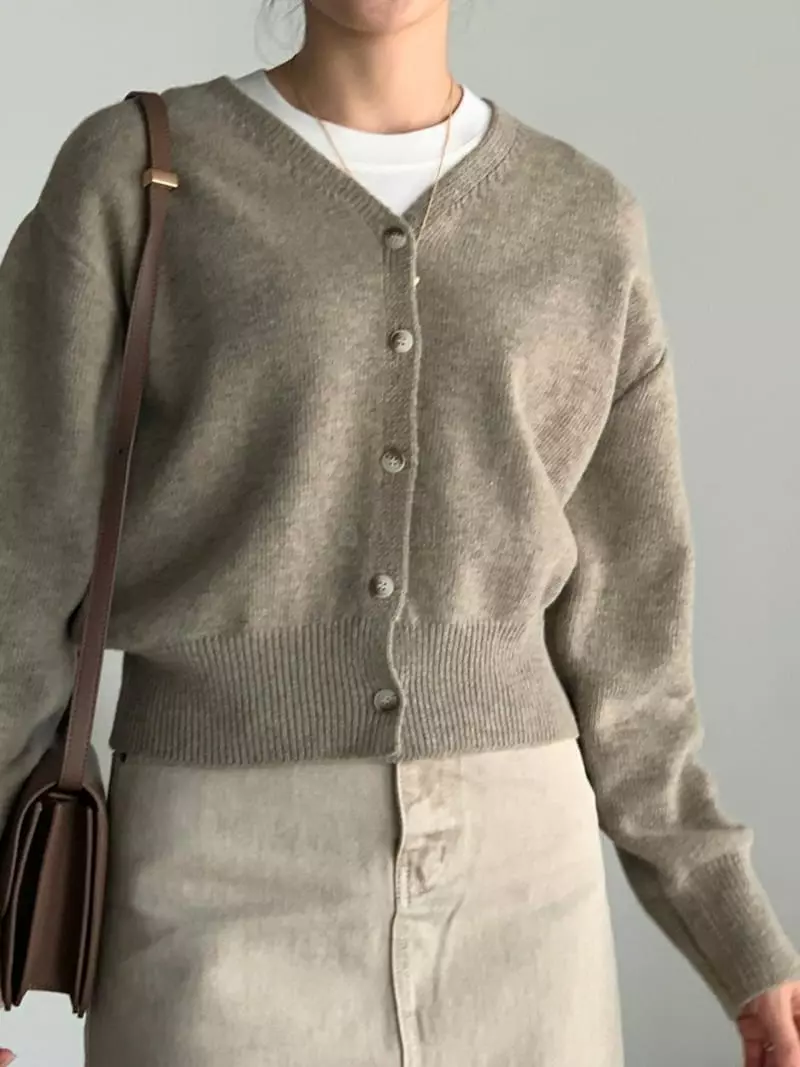 Baribari - Korean Women Fashion - #womensfashion - Bari V Cardigan - 3