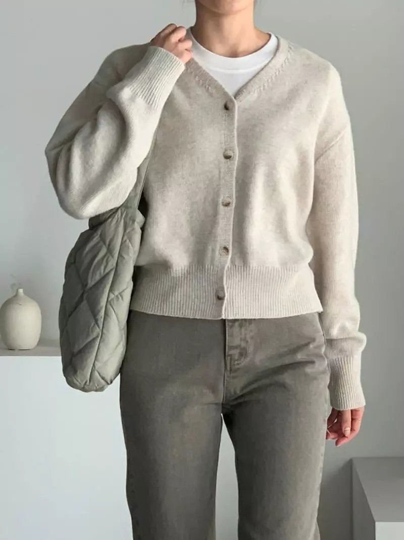 Baribari - Korean Women Fashion - #womensfashion - Bari V Cardigan - 7