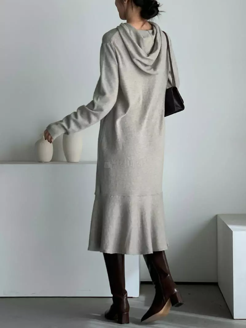 Baribari - Korean Women Fashion - #womensfashion - Victoria Hoody One-piece - 3