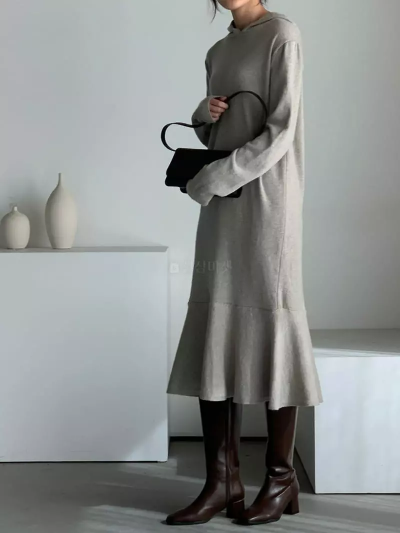 Baribari - Korean Women Fashion - #womensfashion - Victoria Hoody One-piece - 5
