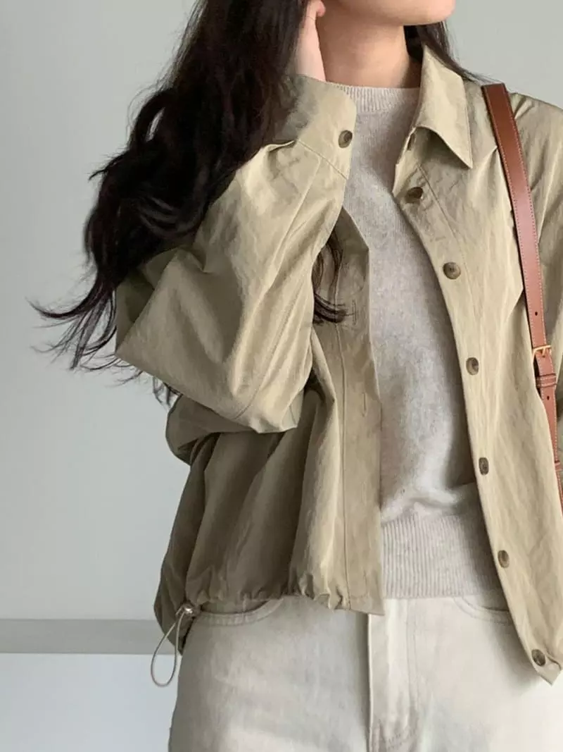 Baribari - Korean Women Fashion - #womensfashion - String Jumper - 11