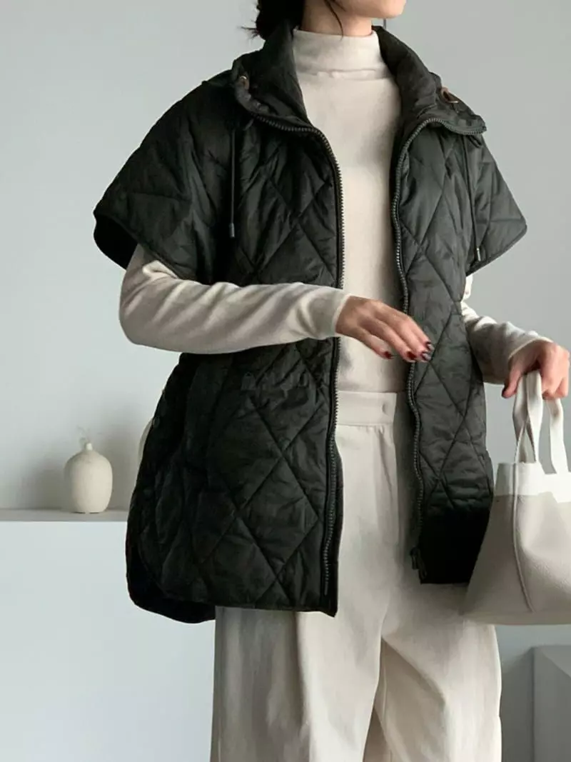 Baribari - Korean Women Fashion - #womensfashion - Quilting Vest - 10