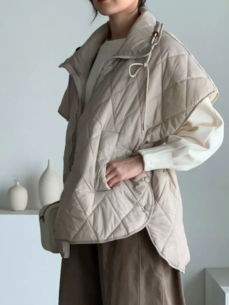 Baribari - Korean Women Fashion - #womensfashion - Quilting Vest - 2