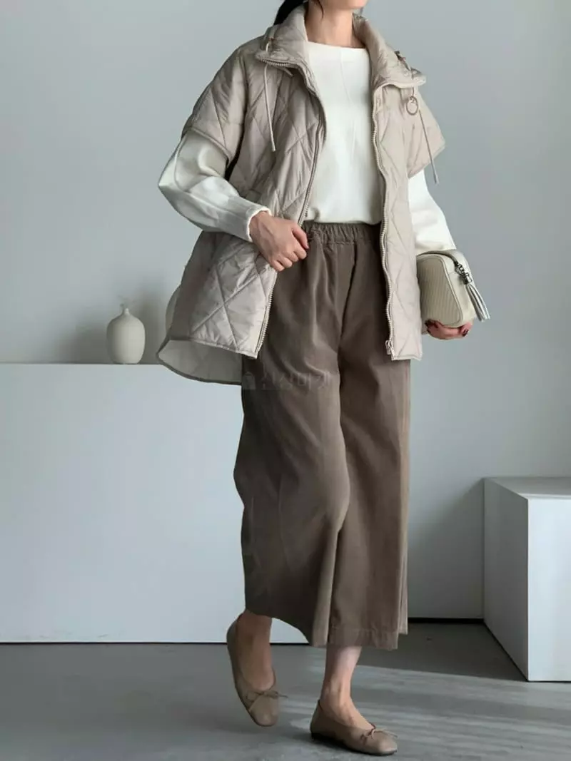 Baribari - Korean Women Fashion - #momslook - Quilting Vest - 4