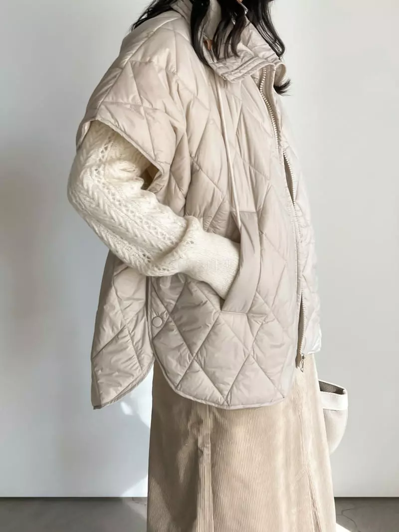 Baribari - Korean Women Fashion - #womensfashion - Quilting Vest - 6
