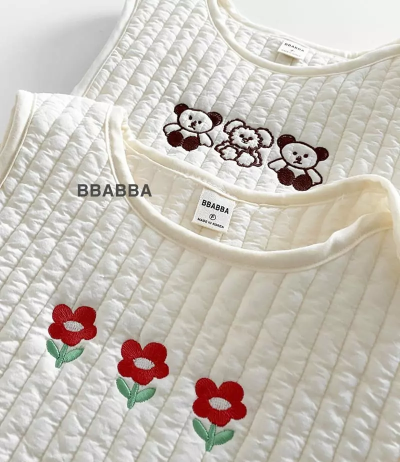 Bbabba - Korean Baby Fashion - #babyboutiqueclothing - Bebe Quilting Vest - 6