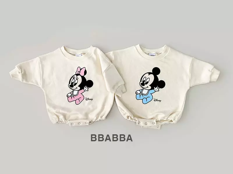 Bbabba - Korean Baby Fashion - #babyclothing - Bebe Mickey Bodysuit - 12