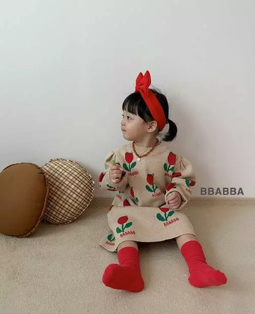 Bbabba - Korean Baby Fashion - #babyfashion - Tulip Knit One-piece - 11