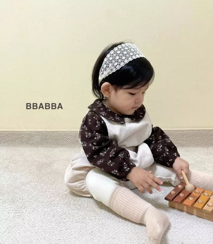 Bbabba - Korean Baby Fashion - #babyfever - Coy Rib Bodysuit - 4