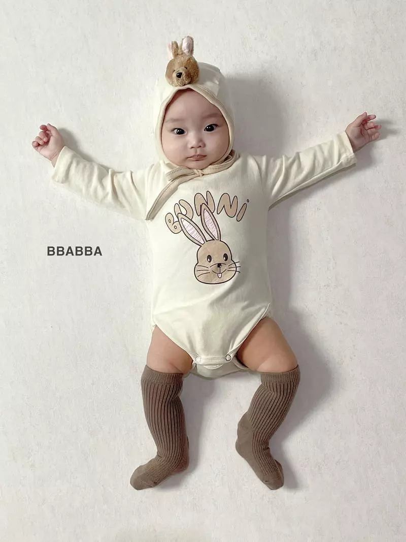 Bbabba - Korean Baby Fashion - #babyfever - Bebe Burnie Set - 4