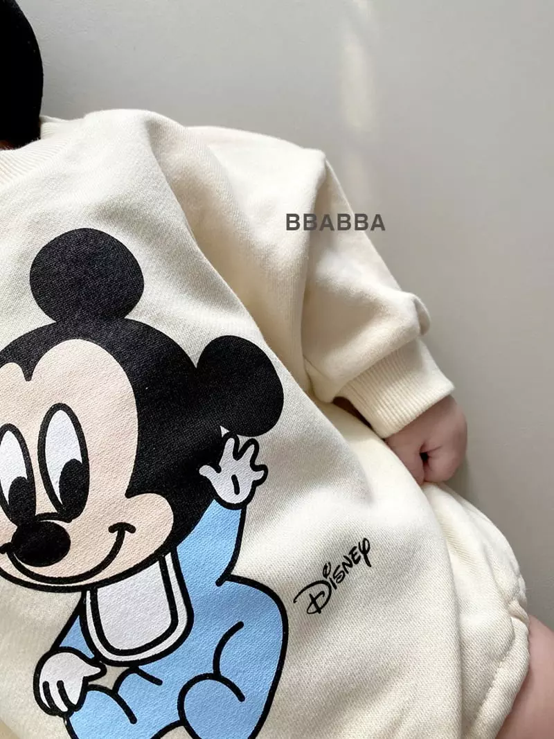 Bbabba - Korean Baby Fashion - #babylifestyle - Bebe Mickey Bodysuit