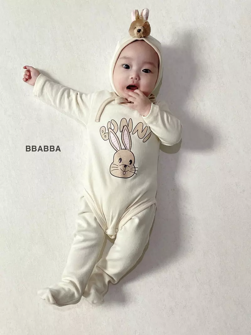 Bbabba - Korean Baby Fashion - #babylifestyle - Bebe Burnie Set - 5