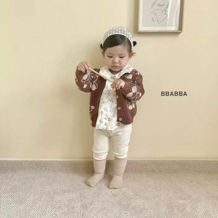 Bbabba - Korean Baby Fashion - #babylifestyle - Bebe Bear Knit Cardigan - 2