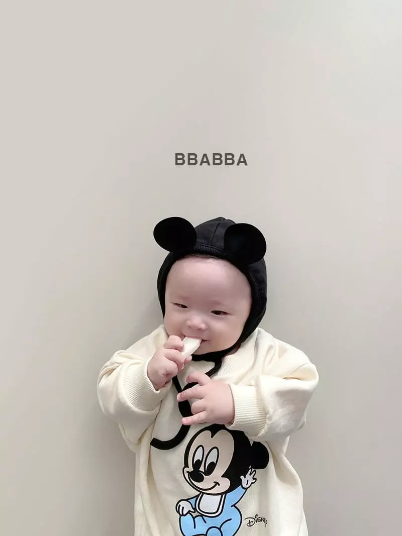 Bbabba - Korean Baby Fashion - #babyoninstagram - Bebe Mickey Bodysuit - 2
