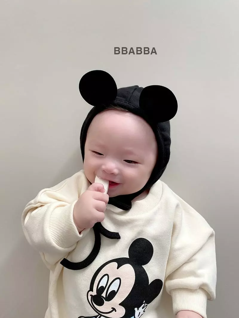 Bbabba - Korean Baby Fashion - #babyootd - Bebe Mickey Bodysuit - 3
