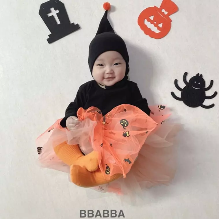 Bbabba - Korean Baby Fashion - #babyootd - Halloween Bodysuit Set