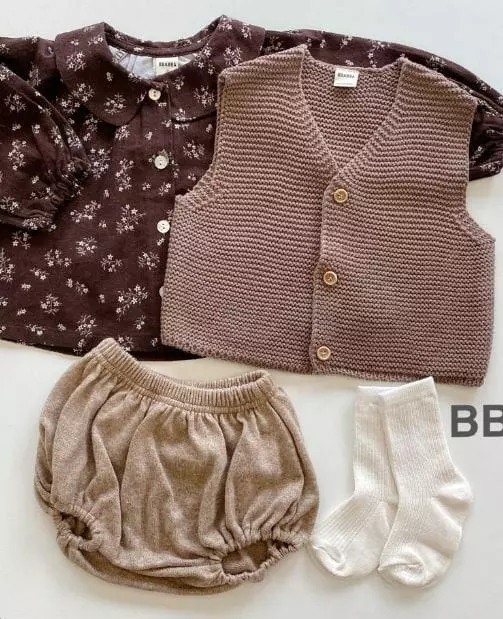 Bbabba - Korean Baby Fashion - #babyoutfit - Celeb Knit Vest 18m - 2