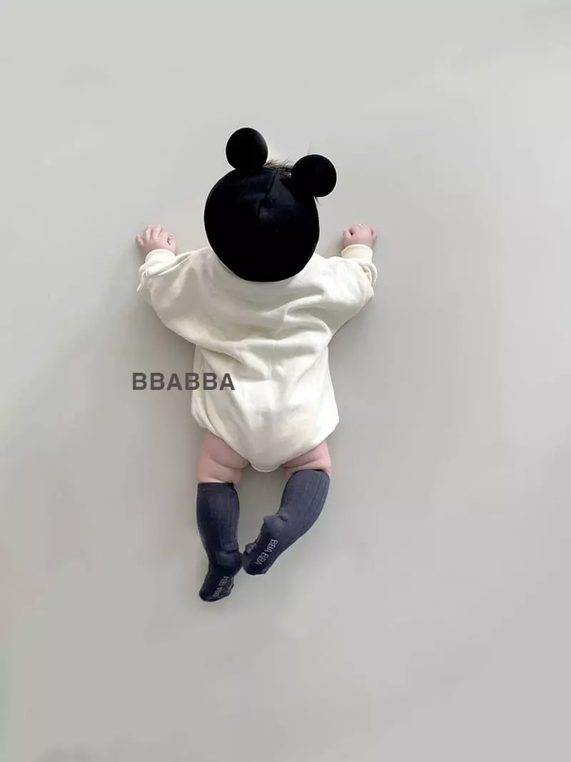 Bbabba - Korean Baby Fashion - #babyootd - Bebe Mickey Bodysuit - 4